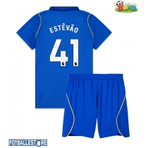 Chelsea Estevao Willian #41 Hjemmedraktsett Barn 2026-27 Kortermet (+ Korte bukser)